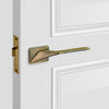 solid brass door lever, interior door handle