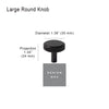 Large Round Knob
