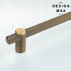 Durable cabinet pull made from premium solid brass
