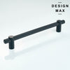 Minimalist solid brass pull designed for modern homes
