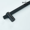 Minimalist solid brass pull designed for modern homes
