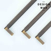 Versatile brass pull for kitchen, bathroom, and furniture
