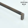 Versatile brass pull for kitchen, bathroom, and furniture
