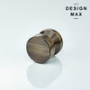 Versatile brass knobs and handles ideal for both kitchen and bedroom furniture
