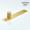 Sleek brass cabinet hardware with a minimalist design, enhancing the overall aesthetic of your furniture
