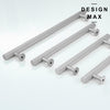 Versatile brass pull for kitchen, bathroom, and furniture

