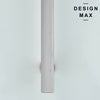 Minimalist solid brass pull for kitchen cabinetry
