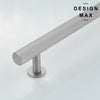 Minimalist solid brass pull designed for modern homes
