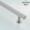 Modern cabinet pull crafted from solid brass
