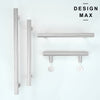 Minimalist solid brass pull designed for modern homes
