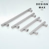 Versatile brass pull for kitchen, bathroom, and furniture
