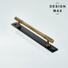 Functional brass pull handle, ideal for easy access and smooth operation in cabinets
