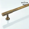 Classic brass cabinet pull, offering a timeless look for both kitchen and bathroom designs
