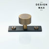Antique Brass Knurled Knobs