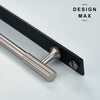 Elegant brass cabinet pull with a polished finish, adding timeless charm to any room
