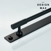 Versatile brass pull, ideal for both kitchen and bedroom furniture
