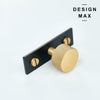 High-quality brass cabinet hardware
