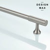 Sleek and modern brass pull, perfect for updating any room with a contemporary feel
