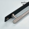 Functional brass pull handle, ideal for easy access and smooth operation in cabinets
