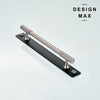 Elegant brass pull with a brushed finish, perfect for sophisticated kitchen updates
