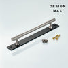 Classic brass pull handle, suitable for high-traffic kitchen cabinetry
