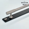 Marlowe Satin Silver Cabinet Pull Backplate