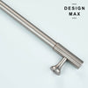 Brass drawer pull designed for a comfortable grip and long-lasting use
