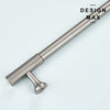 Sleek and modern brass pull, perfect for updating any room with a contemporary feel
