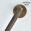 Rust-resistant stainless steel paper dispenser designed for residential and commercial bathrooms.