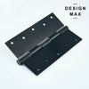 Hidden hinges with adjustable alignment for easy and precise installation
