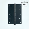 Minimalist invisible hinges ideal for achieving a clean and uncluttered door look
