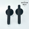 Matte Black door handle set