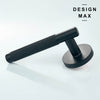 Matte Black door handle set