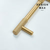 Brass cabinet knobs and pulls, perfect for adding a touch of luxury to your kitchen
