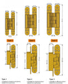 Durable invisible door hinges painted with eco-friendly, long-lasting finishes
