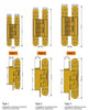 Durable invisible door hinges painted with eco-friendly, long-lasting finishes
