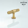 Functional Mid-Century Modern drawer knob with a comfortable grip, perfect for everyday use.
