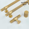 High-quality brass cabinet knobs and pulls, crafted from durable materials for long-lasting use.
