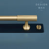 High-quality brass cabinet hardware, crafted from durable materials for long-lasting use
