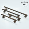 High-quality brass cabinet hardware, crafted from durable materials for long-lasting use
