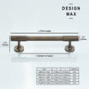 Versatile brass cabinet pulls, suitable for both kitchen and bathroom cabinetry
