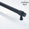 Modern Matte Black Appliance Pull – Heavy-Duty Brass Construction