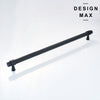 Premium Brass Appliance Handle – Matte Black Hardware