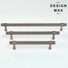 Design Max antique brass cabinet bar pull – Modex series