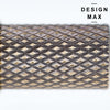 Antique gold cabinet knob with diamond knurled grip – Design Max