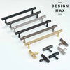 Design Max Modex knurled handles and T knobs in assorted finishes