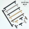 Modex Knurled Cabinet Pull and T Knob Collection – Design Max hardware