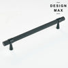Modex matte black cabinet pull – luxury textured hardware