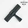 Design Max Modex T Knob in matte black finish for cabinets