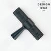 Matte black T knob with knurled texture – Modex by Design Max